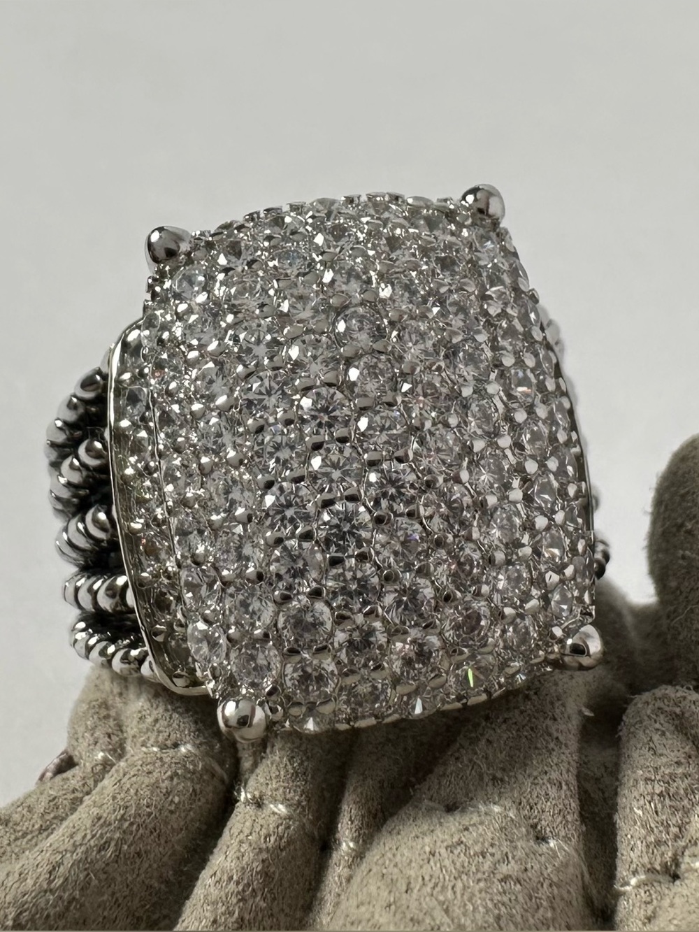 David Yurman Wheaton Pave Ring Size 9.25